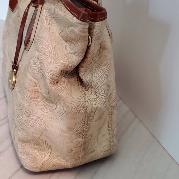 Brahmin | Copa Cabana Shoulder Satchel Bag Woody - Picture 3 of 9